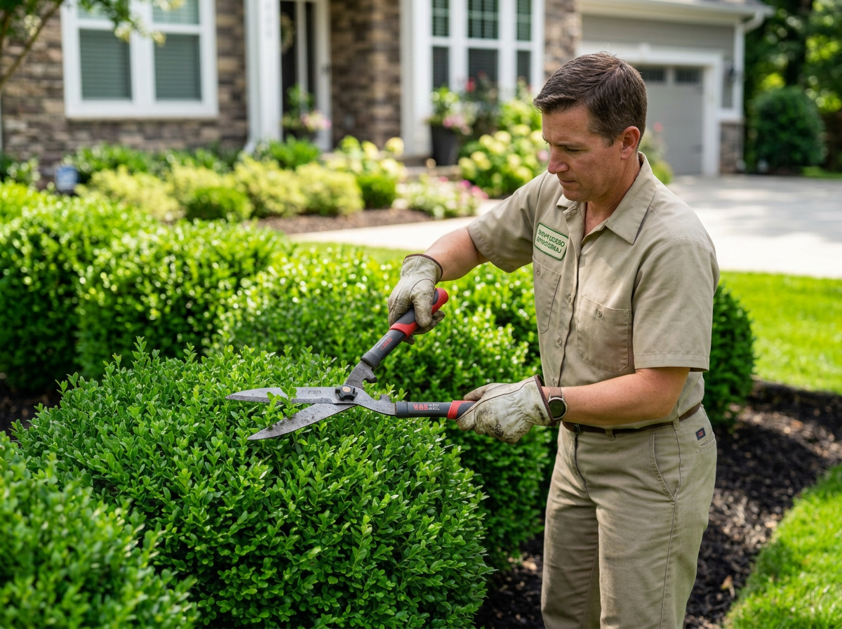 Shrub Pruning service by The Lawn Ranger in Rural Hall, NC