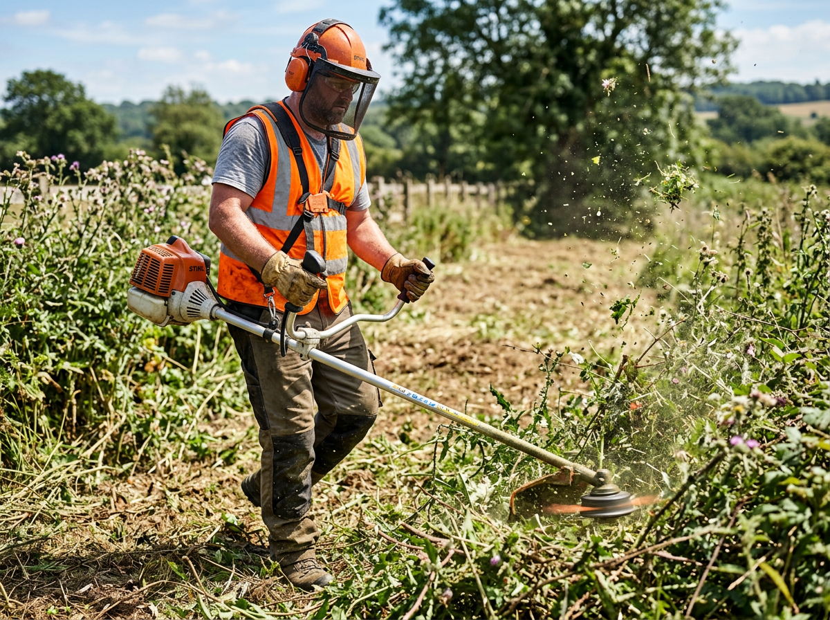 Brush Cutting service by The Lawn Ranger in Rural Hall, NC