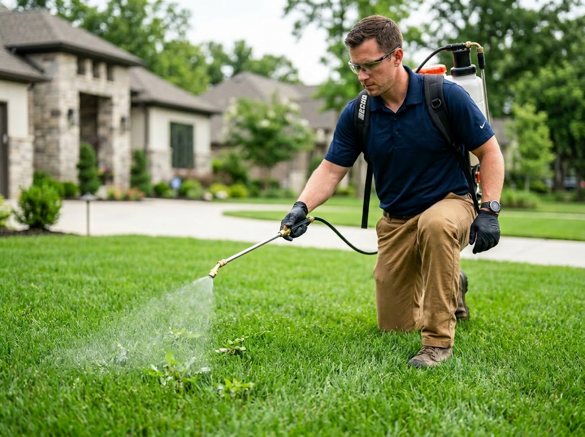 Weed Control service by The Lawn Ranger in Rural Hall, NC