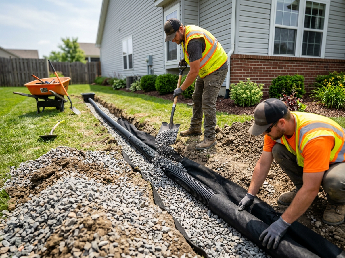 Drainage Solutions service by The Lawn Ranger in Rural Hall, NC
